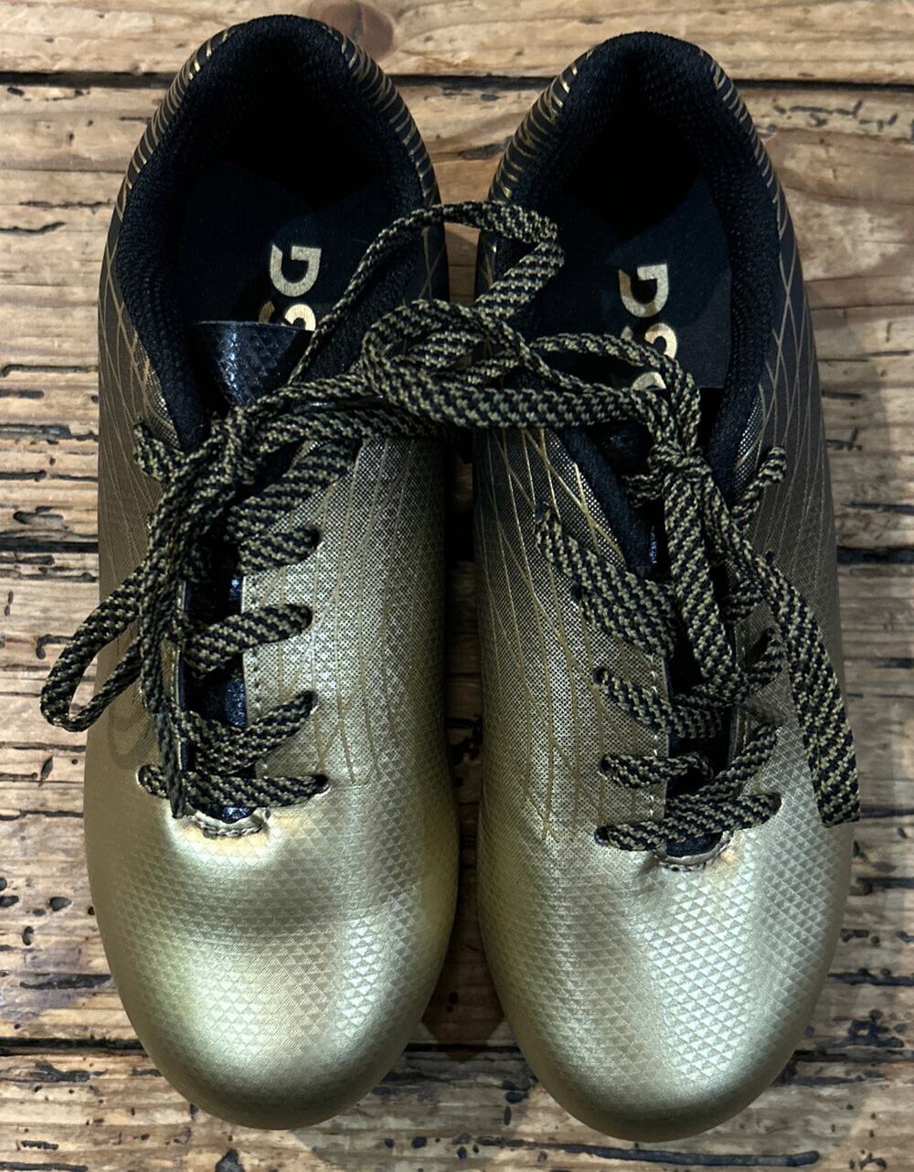 DSG Shoes Kid Bronze Black Viper Soccer Cleats Size 12 NWOB